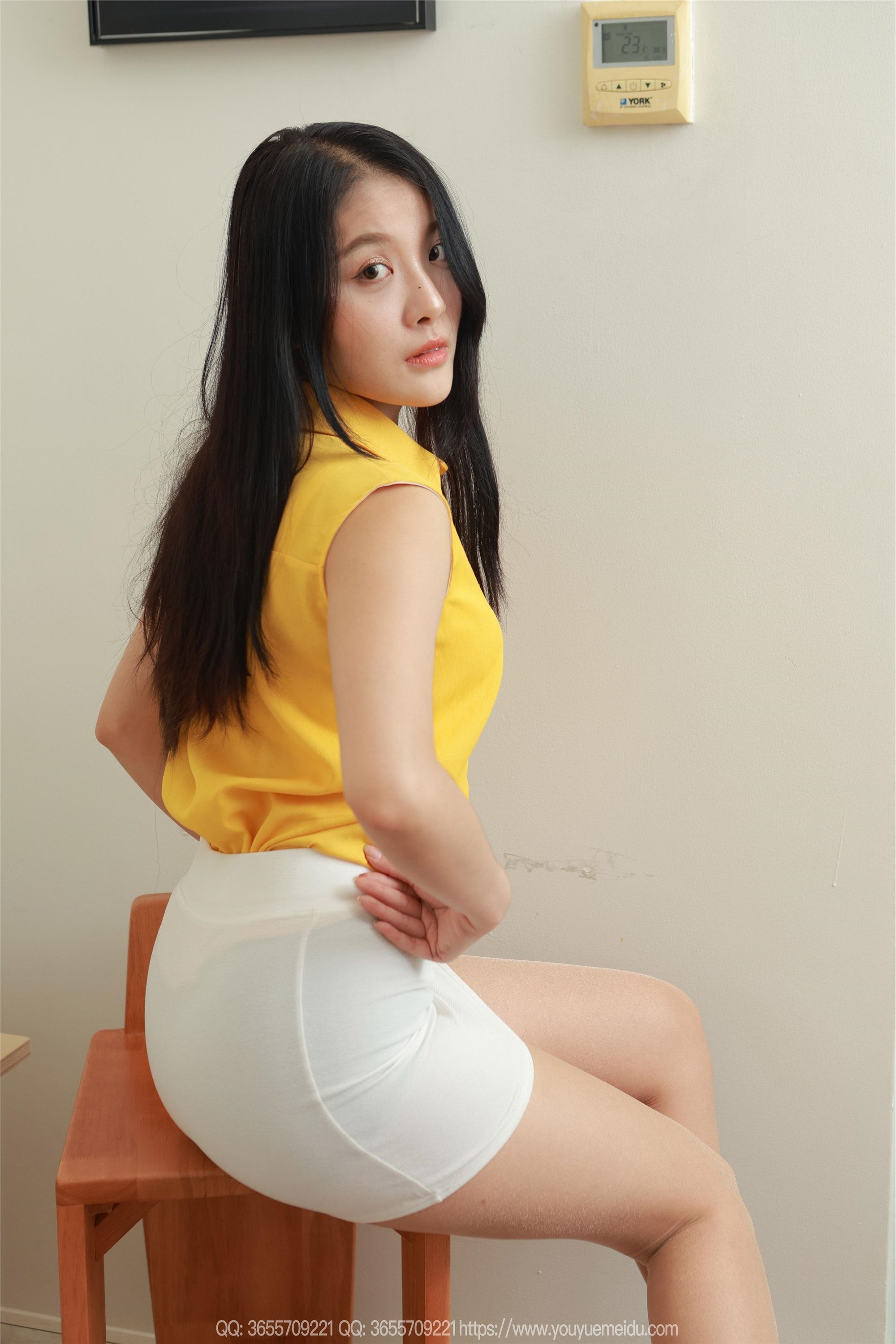 IESS异思趣向  2025.06.17 丝享家 2082 婉萍《白色包臀裙》